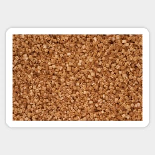 Brown cane sugar closeup Sticker